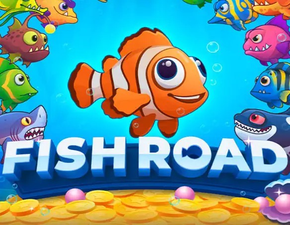 Fish Road online game logo by InOut on winrollaa.at