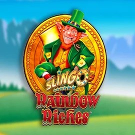 Slingo Rainbow Riches logo by Gaming Realms WinRolla Casino